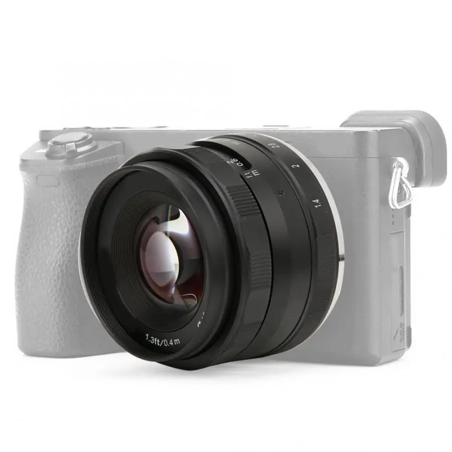 Meike 35 мм F1.4APS-C Фокус объектив портрет Большая диафрагма для Canon EOS-M EF-M Крепление объектива камеры