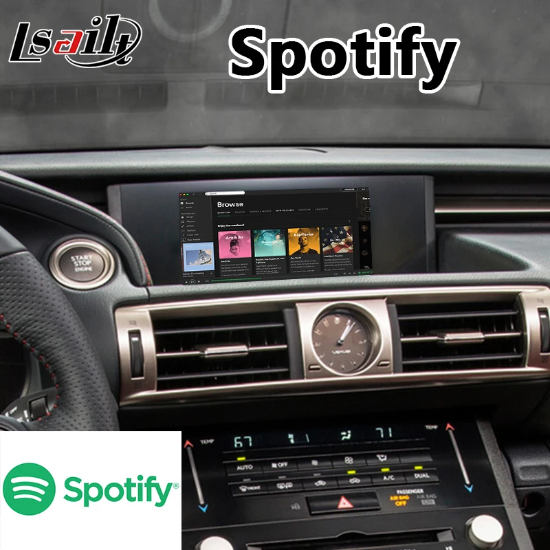Lsailt Android 7,1 gps навигационный интерфейс для Lexus IS350 управление мышью, авто carplay box для 2013- год 350