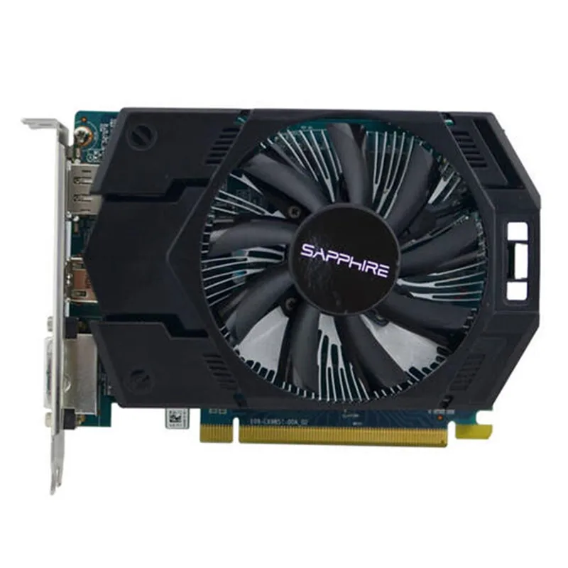 Видеокарта SAPPHIRE Radeon HD 7770 1 ГБ GPU для AMD HD7770 1G GDDR5 видеокарты ПК компьютерные игровые