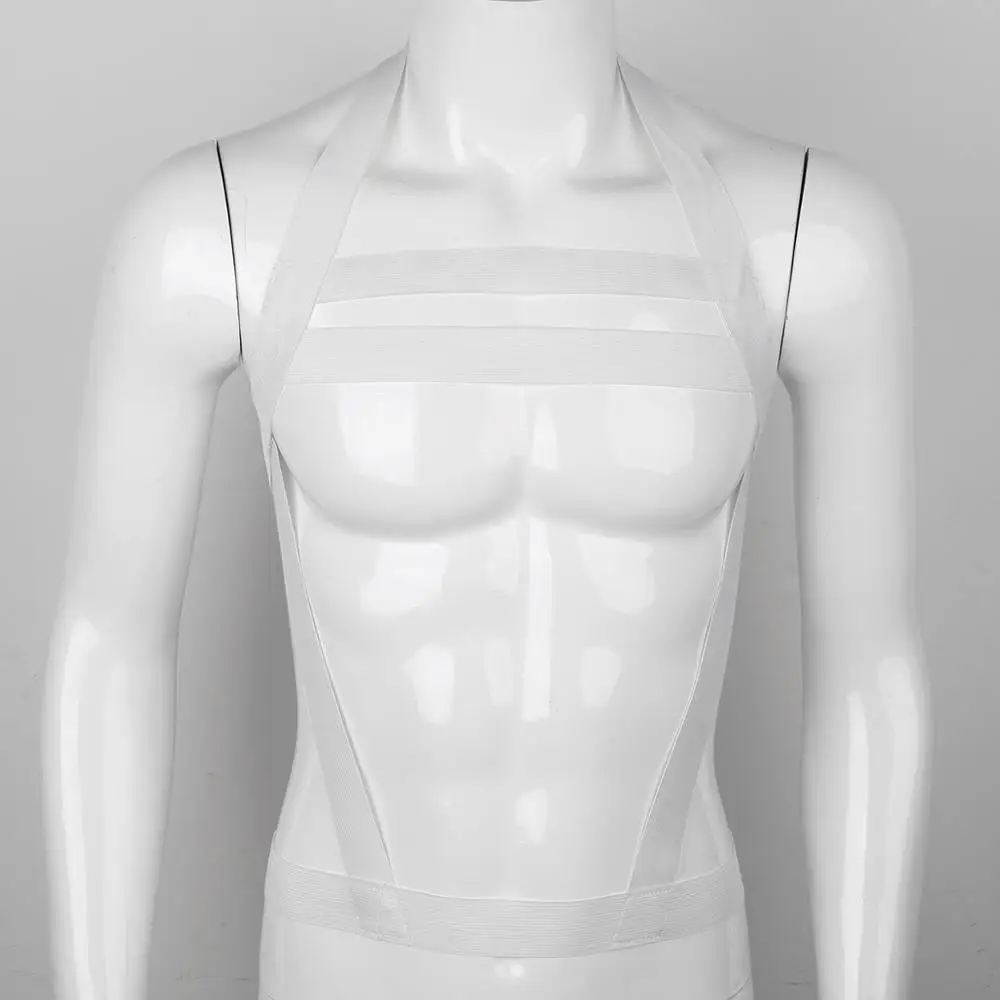 Холтер средства ухода за кожей груди портупея Фетиш Для мужчин s бондаж наряд с