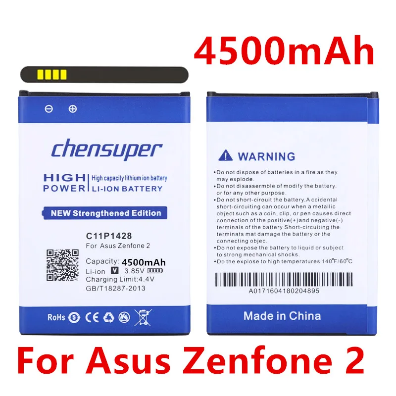 Аккумулятор C11P1428 4500 мАч для Asus Zenfone 2 Zenfone2 Laser ZE500KL ze500кг| |