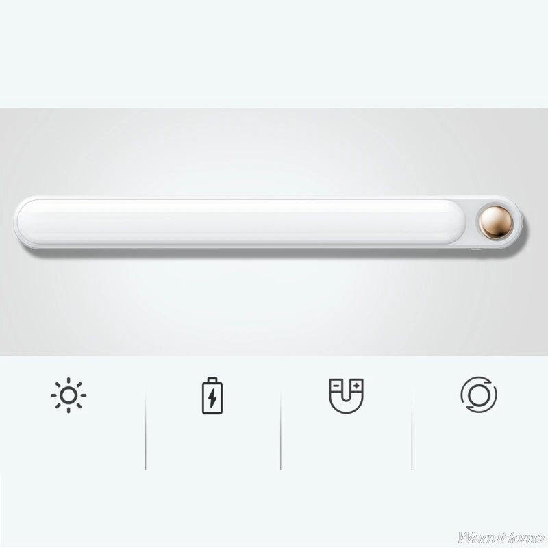 

Magnetic LED Night Light Motion Sensor Bar Lamp for Bedroom Kitchen Closet Stairway Decor M06 21 Dropshipping