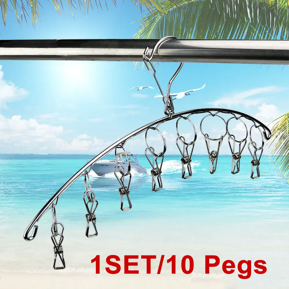 Многофункциональные вешалки из нержавеющей стали прищепки для дома