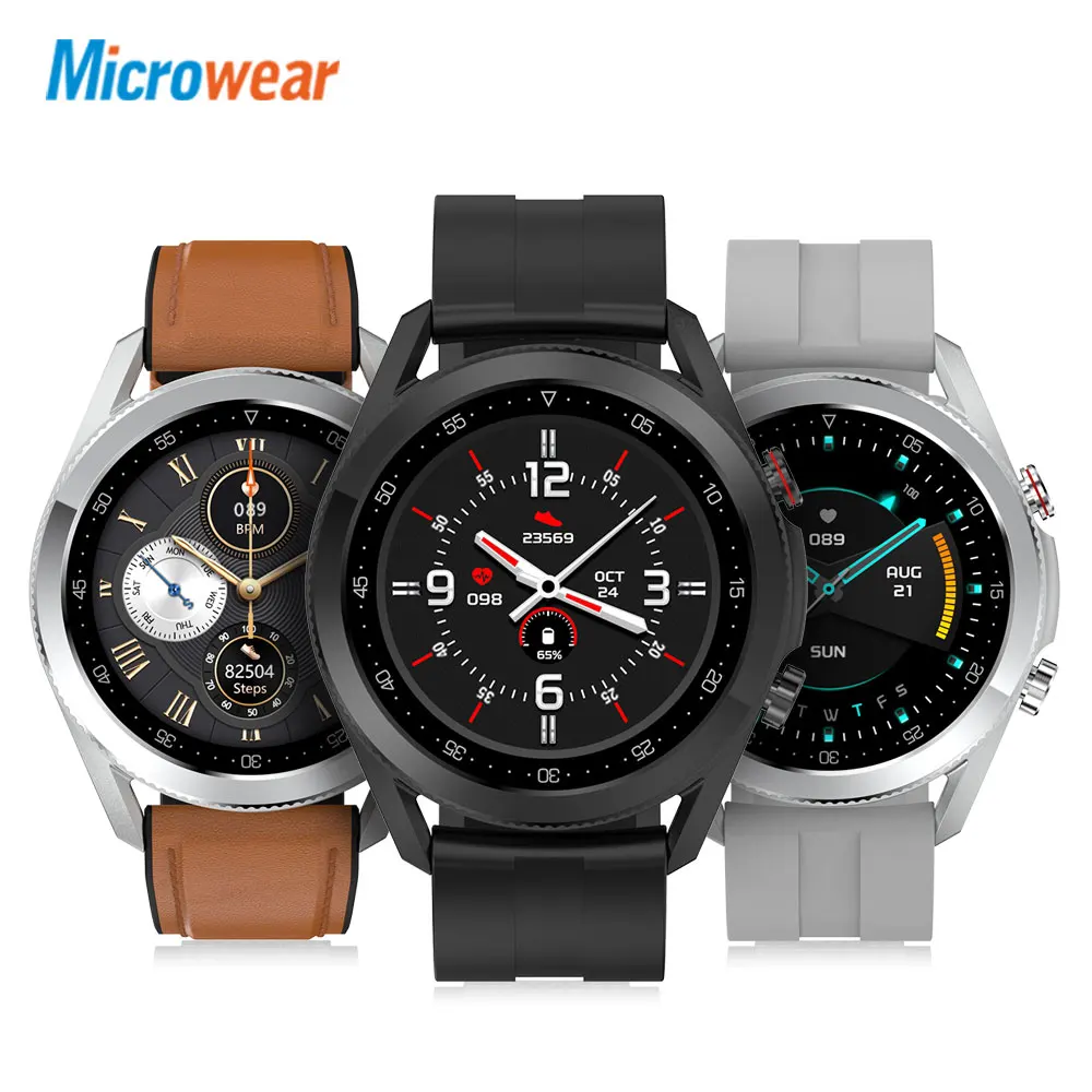 

Новинка 2021, Смарт-часы Microwear L19, BT звонки, водонепроницаемые, ЭКГ, кровяное давление, фитнес-трекер для измерения сердечного ритма, Смарт-часы ...
