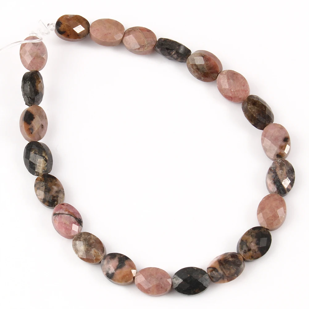 

Natural Stones Tiger Eye Turquoises Agates Faceted Oval Loose Spacer Beads for Jewelry Making DIY Bracelets Accessories 15''