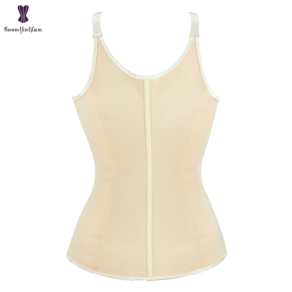 Corset 9 Steel Bones Latex Vest Waist Trainer Orthopedic Korset Slimming Belt Modeling Strap Shapers