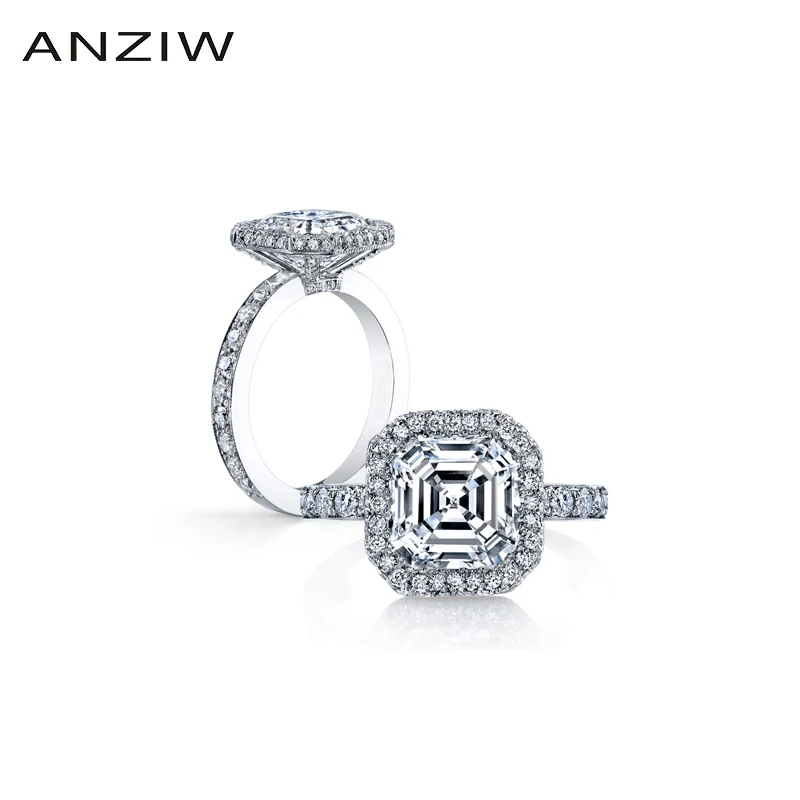 Женское кольцо из серебра 925 пробы 3 карата|engagement wedding ring|925 sterling silver ringring |