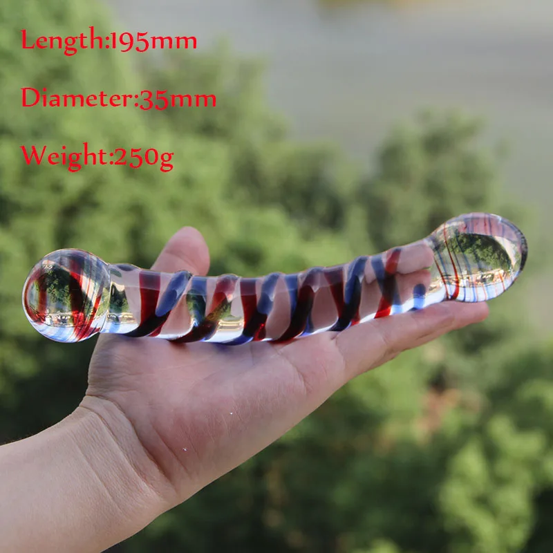 Glass Big Dildo Anal Plug for Man Clitorial Stimulation Female Masturbator Adult Sex Toys Beginner Shop Intimate Goods | Красота и