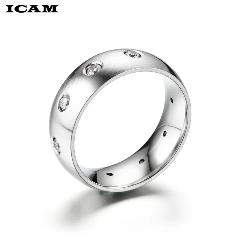ICAM серебряные кольца для женщин Свадебные Anelli модные ювелирные изделия помолвка