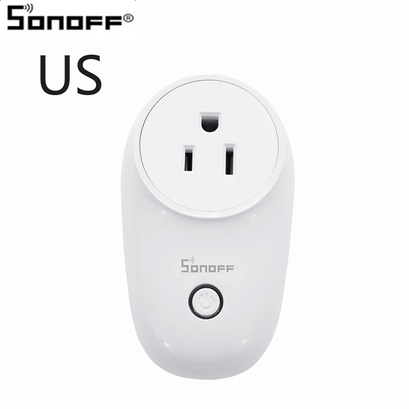 Интеллектуальный выключатель света Sonoff S26 Wi Fi Smart Plug Беспроводной умная розетка