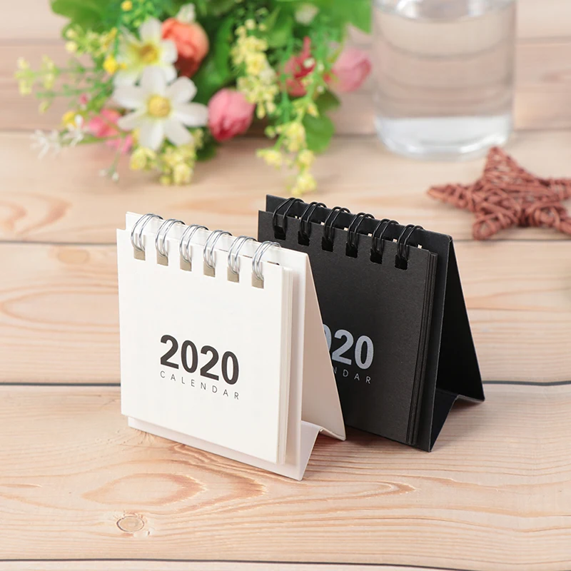 1 шт. милый мини простой Настольный календарь с рисунком календари для