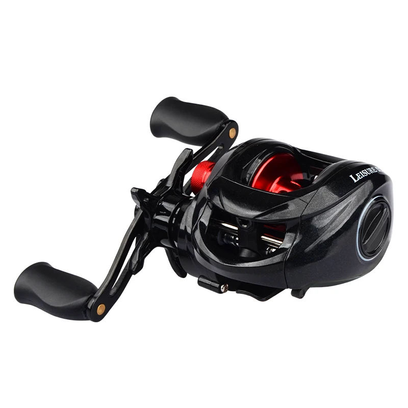 

Leisure DC Fishing Casting Reel Double Hand Baitcast Fake Bait Metal Handle