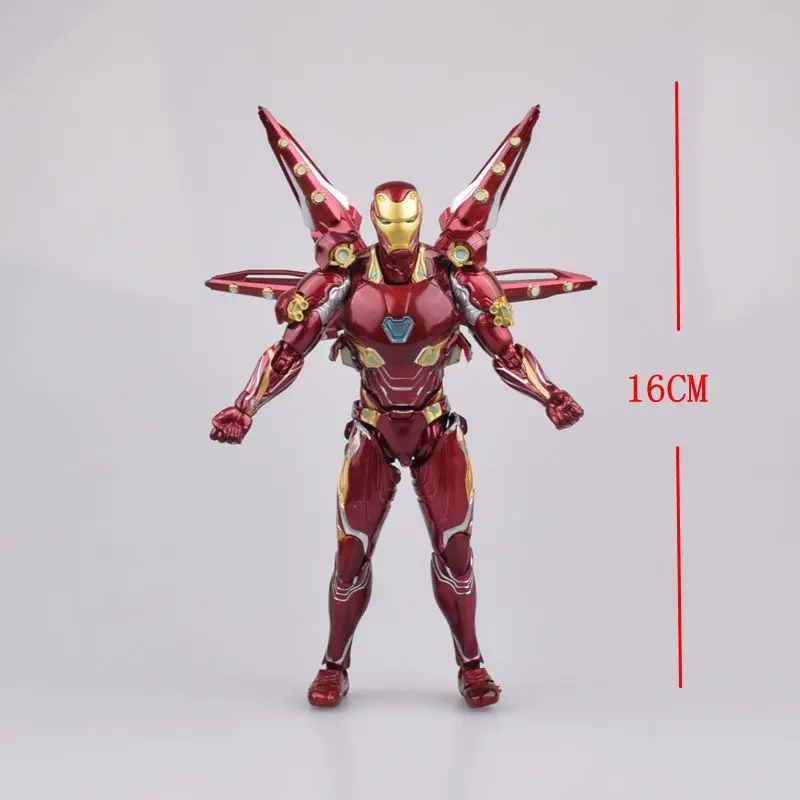 Новые горячие чудеса Мстители 4 Endgame War SHF Ironman MK50 набор нано оружия 3 бесконечные