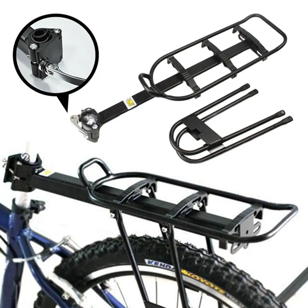 

Aluminum Alloy Bicycle Bike Cycling Rear Seat Rack Bag Luggage Carrier Pannier