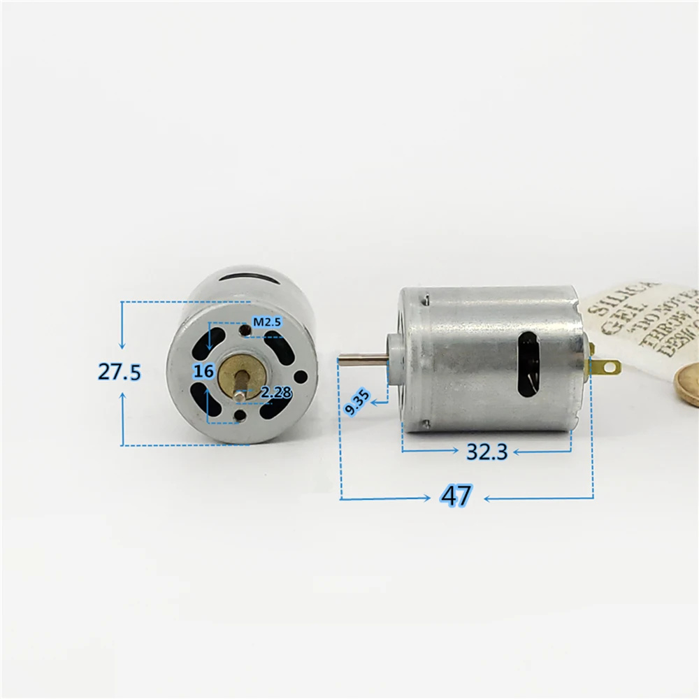 DC 3V-7 4 V Mabuchi RS-360SH-3560 мотор 3 7 6V Электрический 19000RPM Высокий Скорость для точного