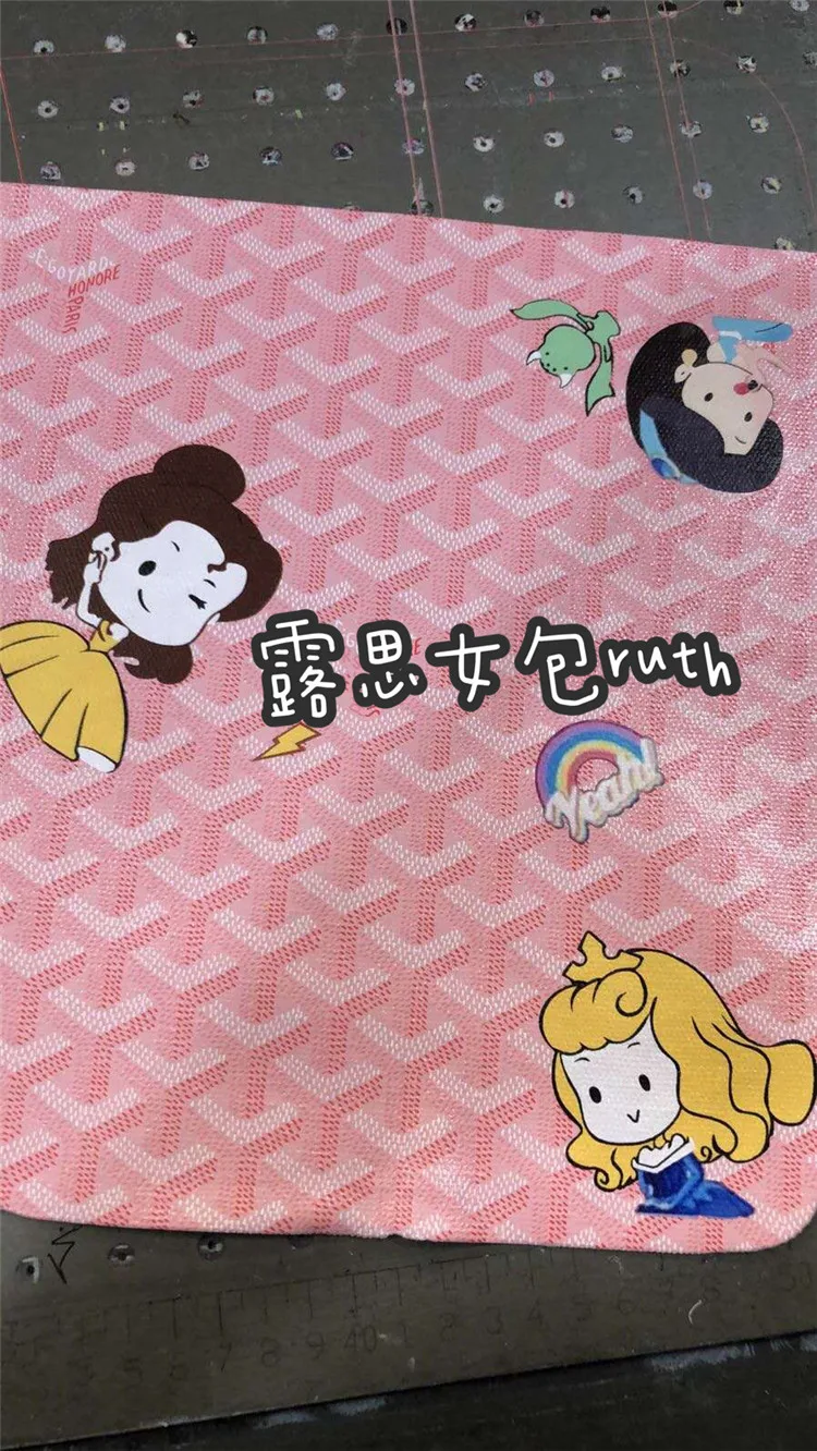 

Insfamous Niche Design Girl Heart Cartoon Graffiti Hand Carry Handbag 2021 New Fashion Hand Bag for Women Channels Hand Bag cc