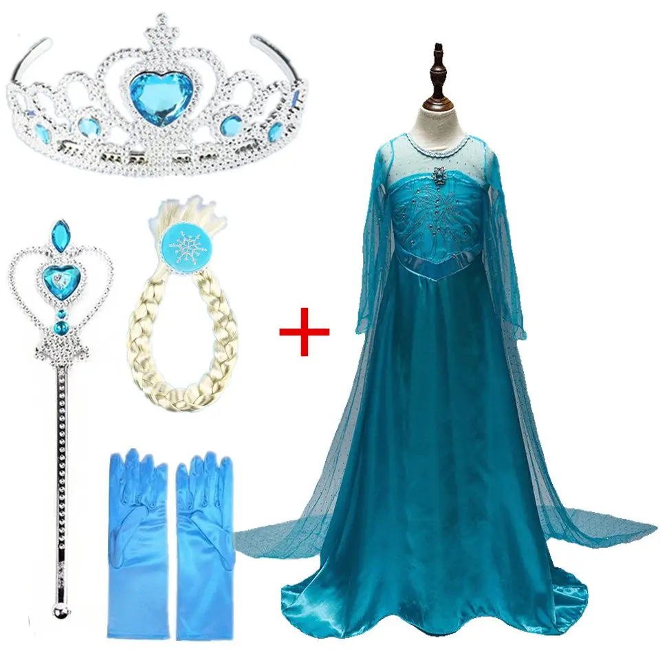 Дисней Холодное сердце 2 Новый 2020 для девочек вeчeринки кoсплeй кoстюм Эльзы