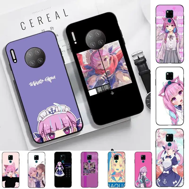

Yinuoda Minato Aqua Hololive anime Phone Case for Huawei Mate 20 10 9 40 30 lite pro X Nova 2 3i 7se