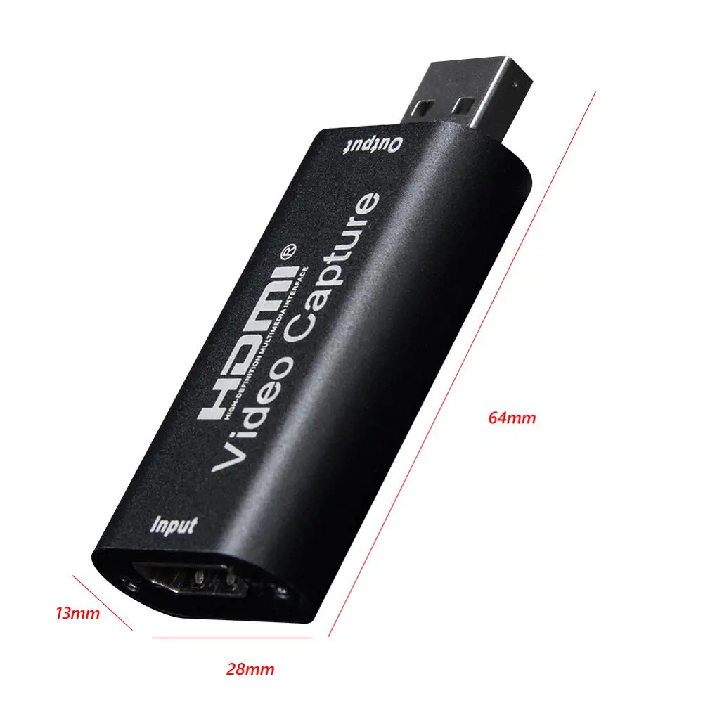Новая мини-карта захвата видео USB 2 0 HDMI захватывающая коробка для PS4 игр DVD