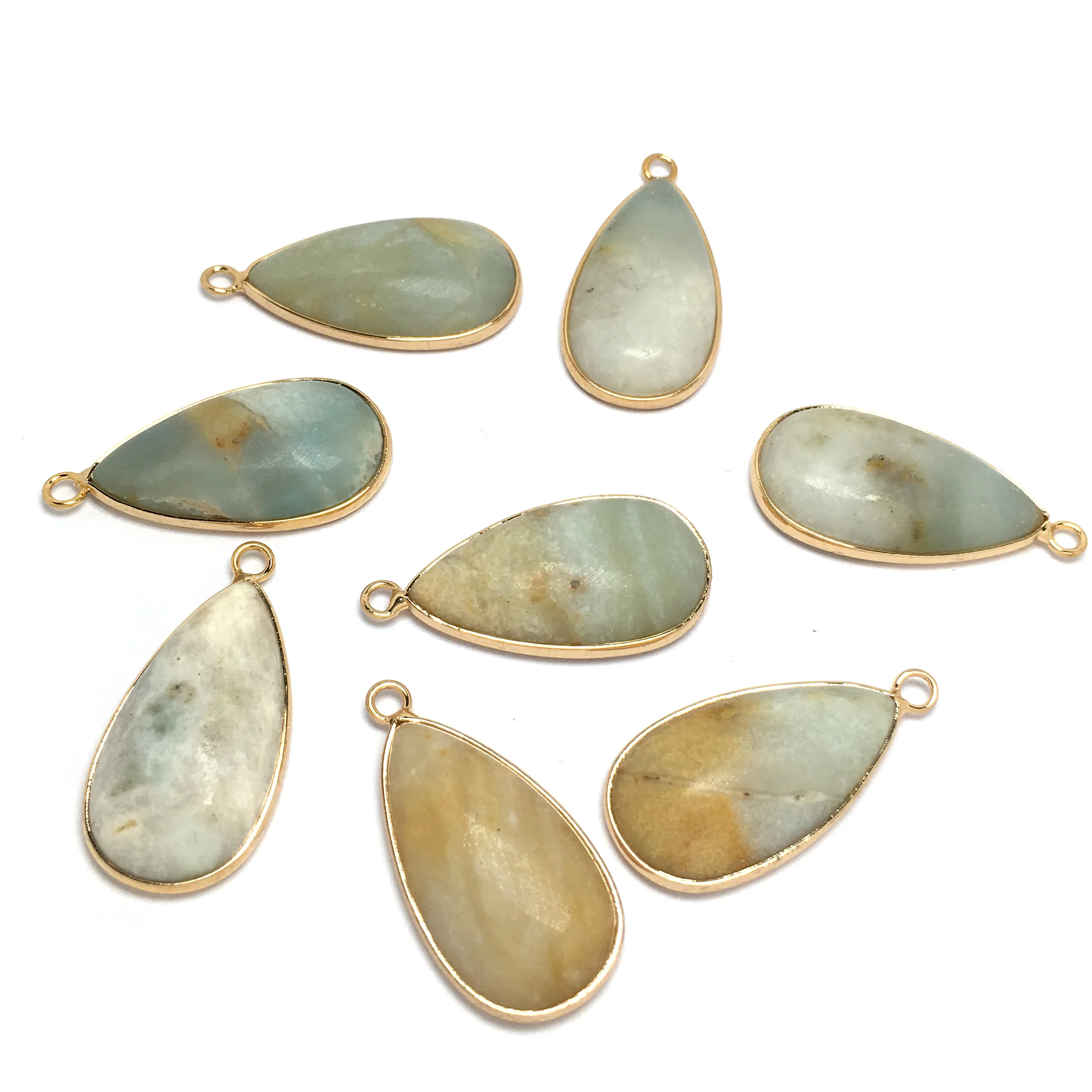 

Natural Stone Water Drop Shape Pendants Fashion Pendant for Jewelry Making Supplies Diy Necklace Bracelet Accessories 16x37mm