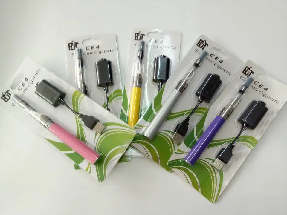 Электронная сигарета Ego CE4 с аккумулятором 1100 мА·ч 1 шт. в блистере клиромайзером