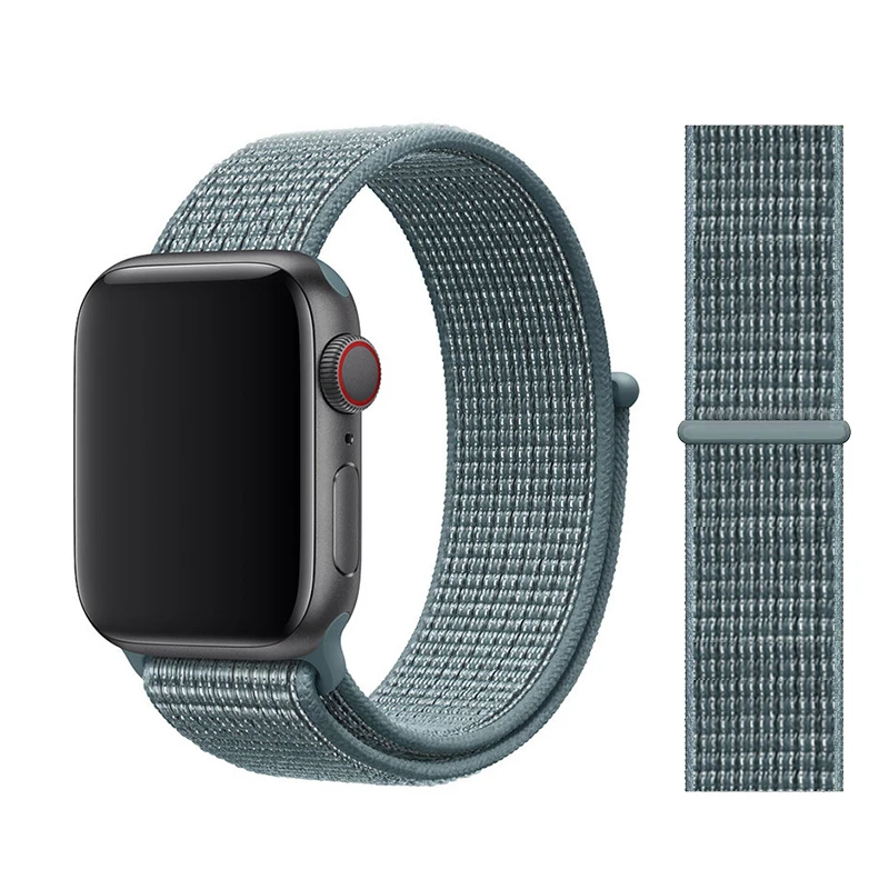 Celestial Teal Спортивная петля для Apple watch Band 4 5 correa iwatch 3 2 1 42 мм 38 мм 44 мм 40 мм Apple watch ремешок браслет pulseira аксессуары - Цвет ремешка: Celestial Teal