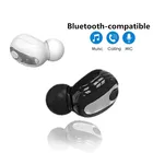Миниатюрные Bluetooth-наушники 5,0, Беспроводные спортивные наушники-вкладыши с микрофоном, гарнитура с громкой связью, наушники для iPhone, Xiaomi, Samsung