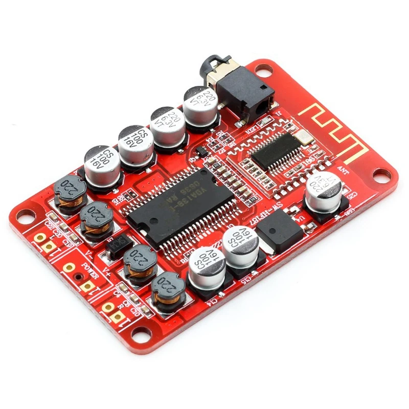 Yda138 Bluetooth цифровой 3 5 мм o класса D стерео 2 канала Усилитель мощности для