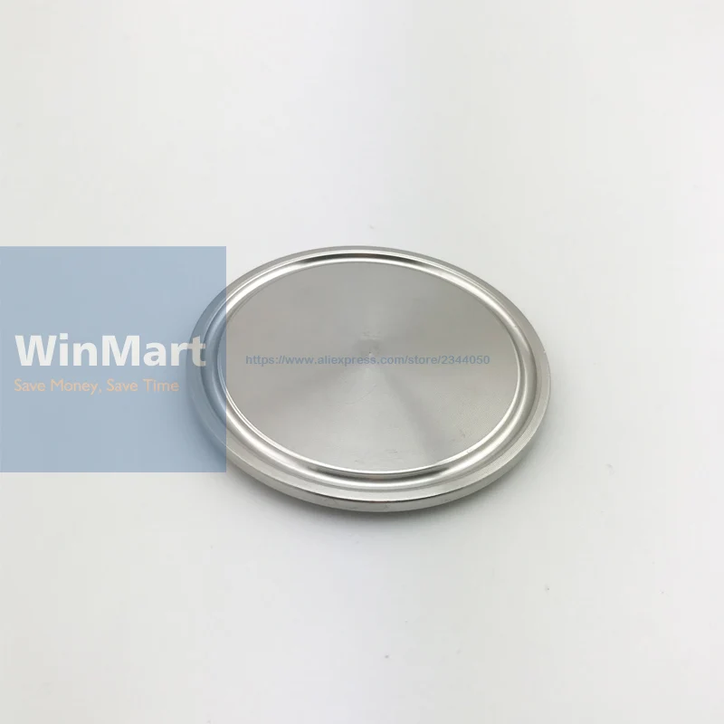 1 шт. 64 мм зажим O/D 2 дюйма тройной Стопорная крышка 304 санитарная заглушка из