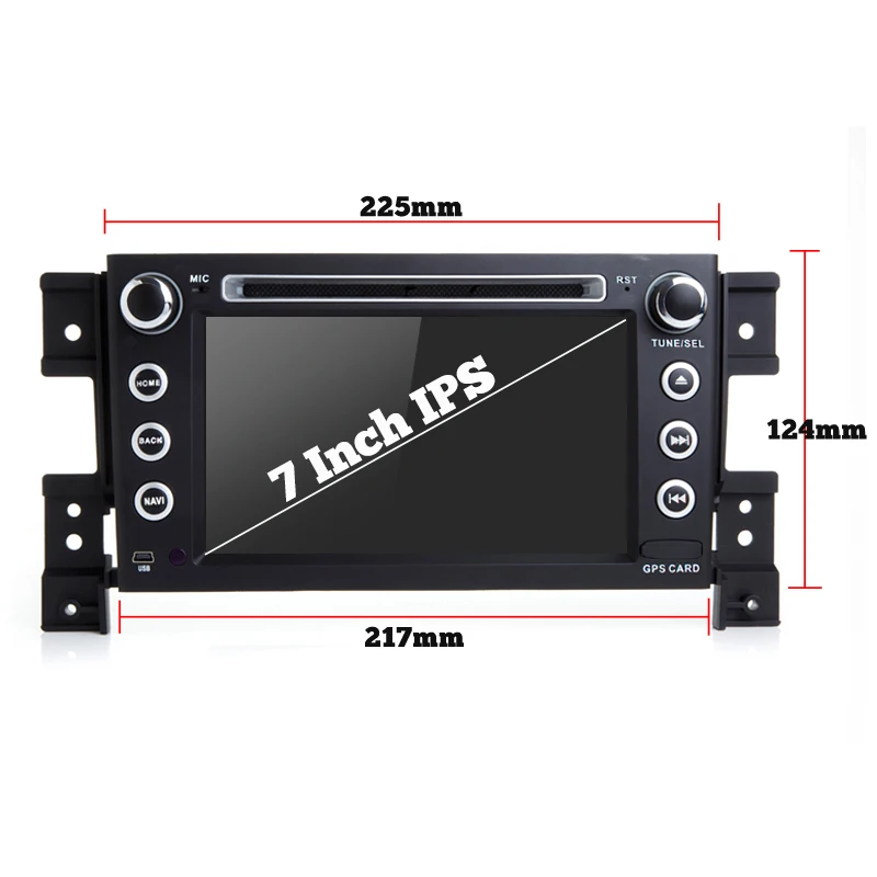 Bonroad 7 &quot2Din Android 10 0 автомобильный DVD для suzuki grand vitara 2007-2013 стерео gps навигатор Ram4G Rom64