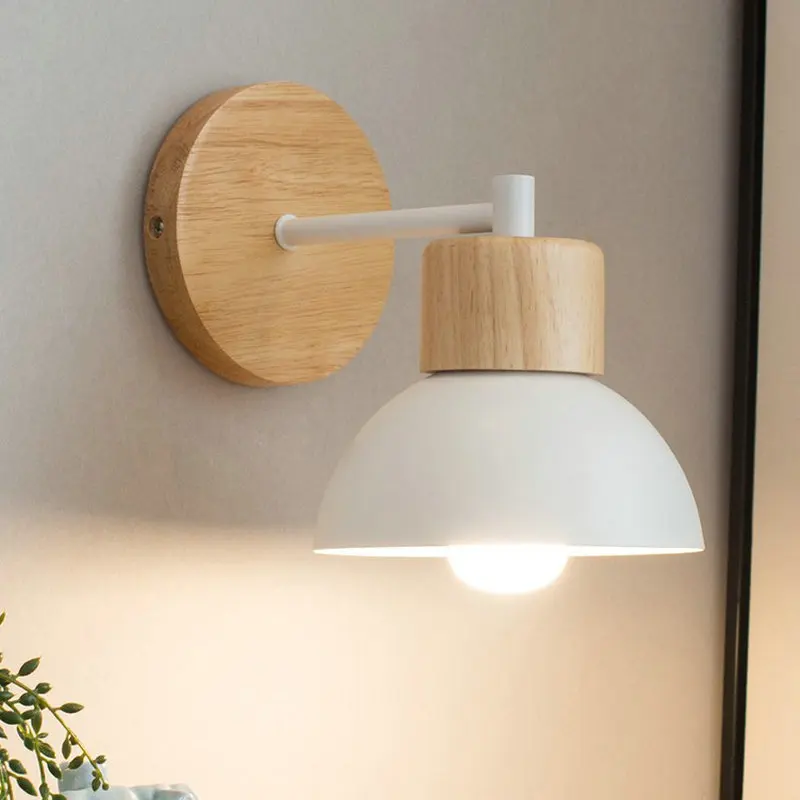 

Modern Bird Lamp Sconce Wall Lights Wood Base Vanity Light Living Room Decoration Simple Wall Lights for Home Beside Lamps WF