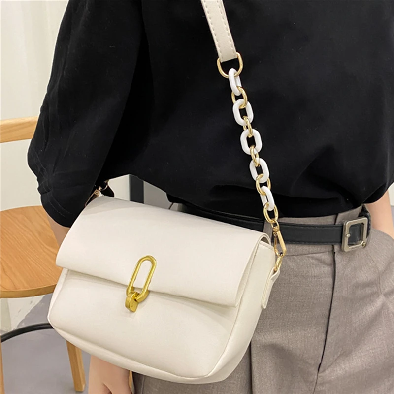 

Маленькие сумки через плечо из искусственной кожи для женщин 2021, трендовая однотонная сумка, женские брендовые трендовые сумки на плечо