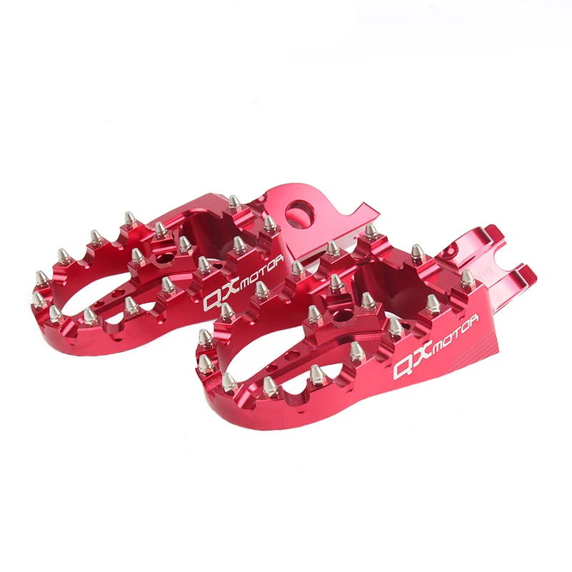 QXMOTOR логотип CNC Заготовка MX подставки педали подножки для Honda crf450r crf250r crf250x crf 250
