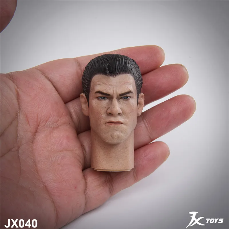 

JXTOYS JX040 Мужская скульптура с головой солдатика 1/6, голова-пробойник, модель детской, 12-дюймовая Мужская скульптура с головой марионетки