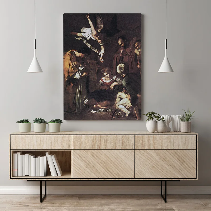 Деревянная рамка в рамке с изображением святого Валентина Фрэнсиса и Лоуренса