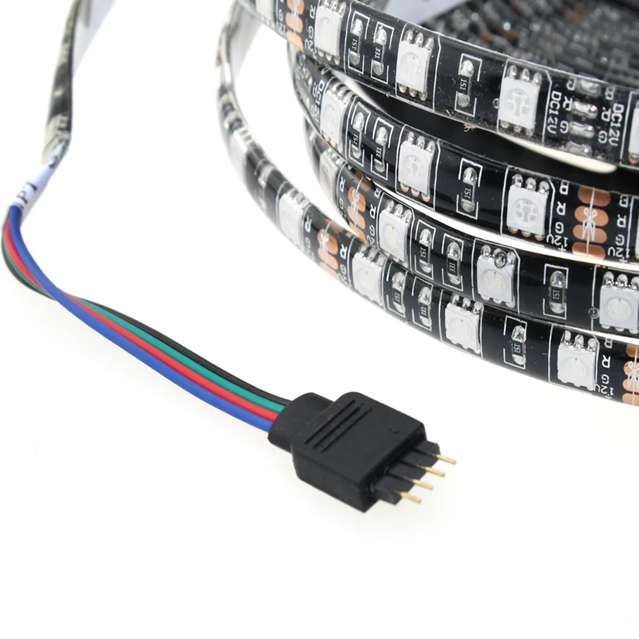 Цветная (RGB) Светодиодные ленты светильник 5050 SMD Водонепроницаемый м 1 2 3 4 5 60LED/м