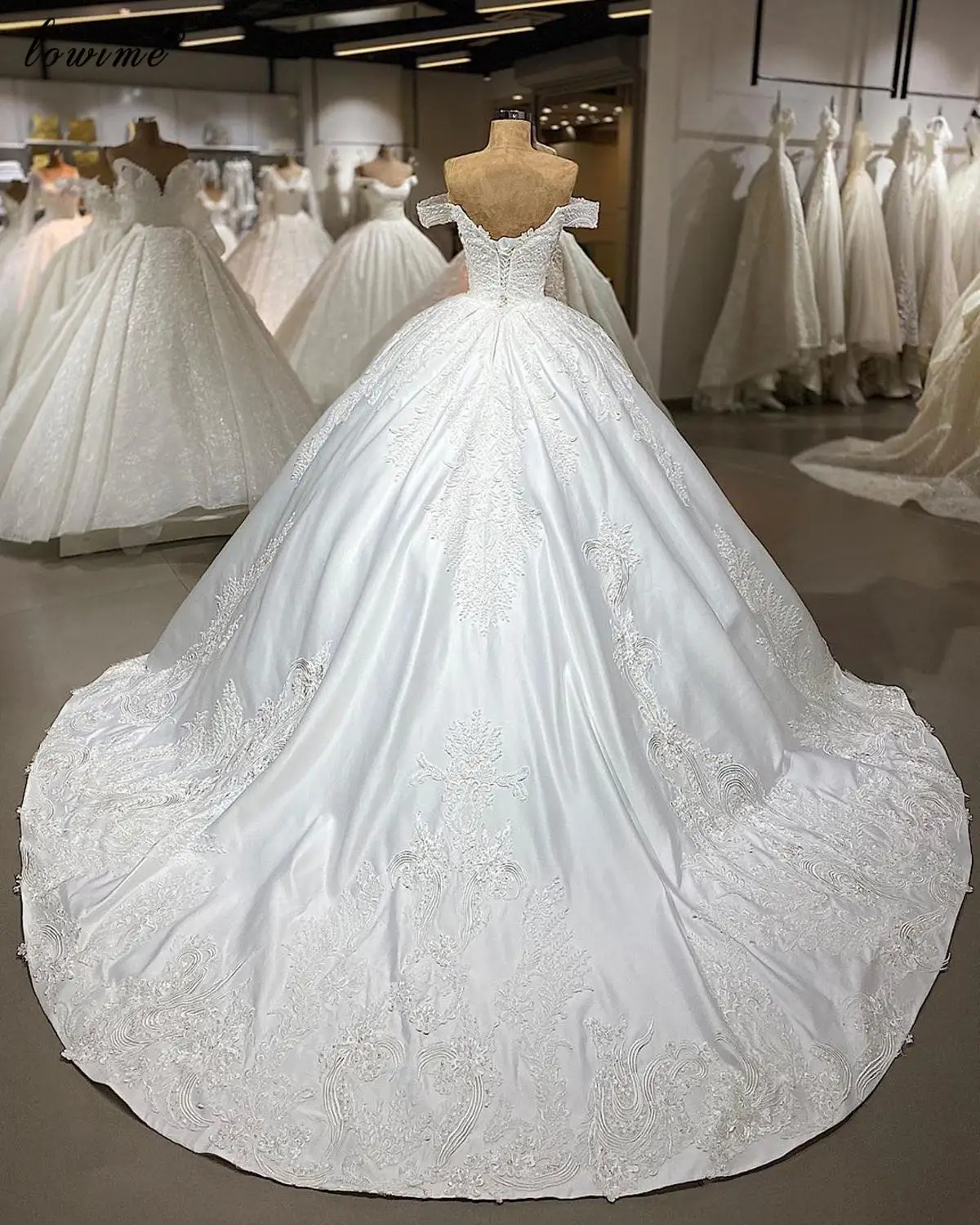 Белое свадебное платье принцессы большого размера 2020 Свадебные платья с