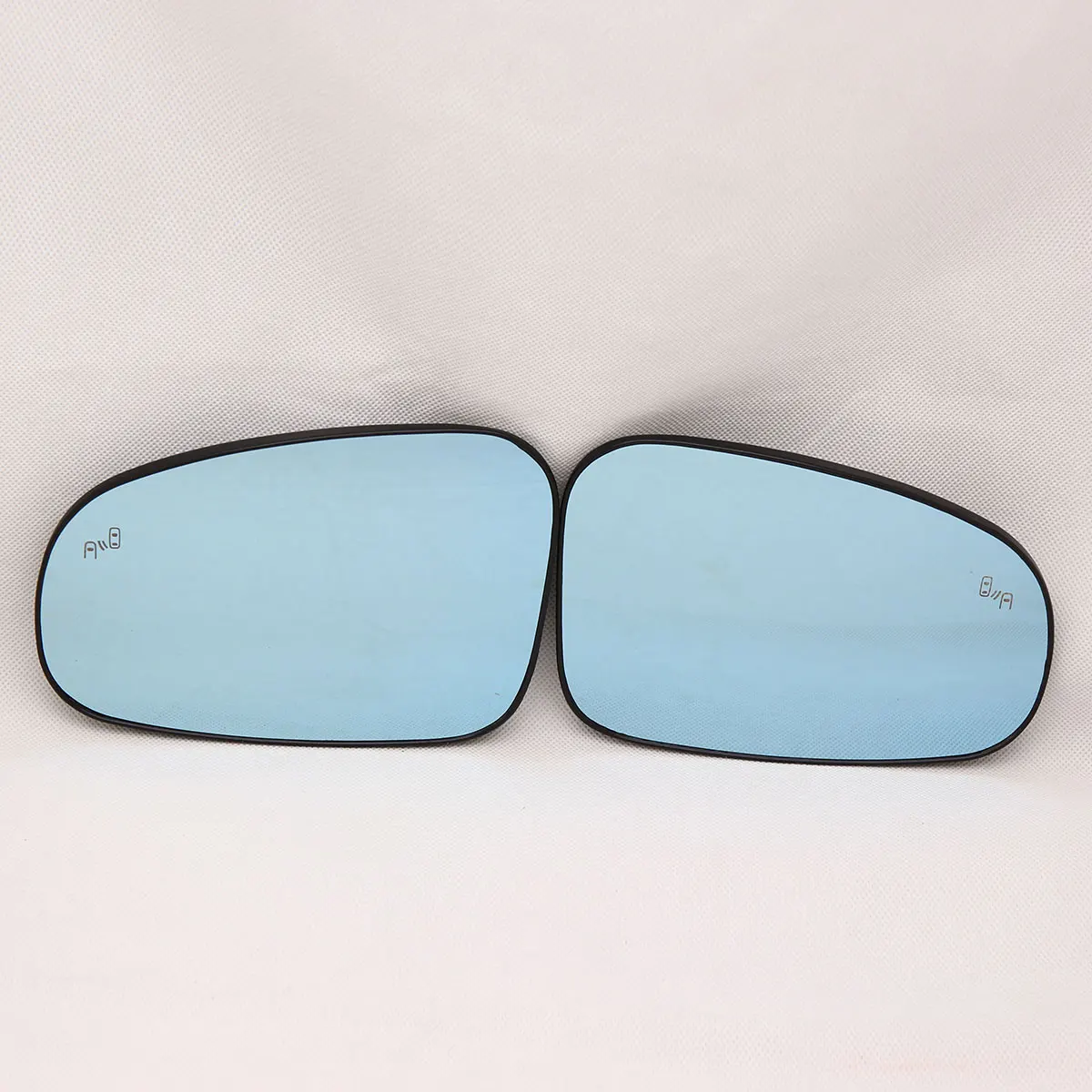 Espejo azul del lado del coche espejo retrovisor luz prueba espejo retrovisor térmico BSM emblema para Toyota Prius 2011-2014