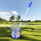 Телескопическая сеть для сбора мячей для настольного тенниса, 2 секции, из алюминия, может вмещать 120 мячей для пинг-понга