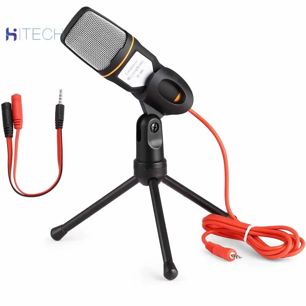 Профессиональный конденсаторный микрофон Звуковой Подкаст Студийный 3 5 для ПК |