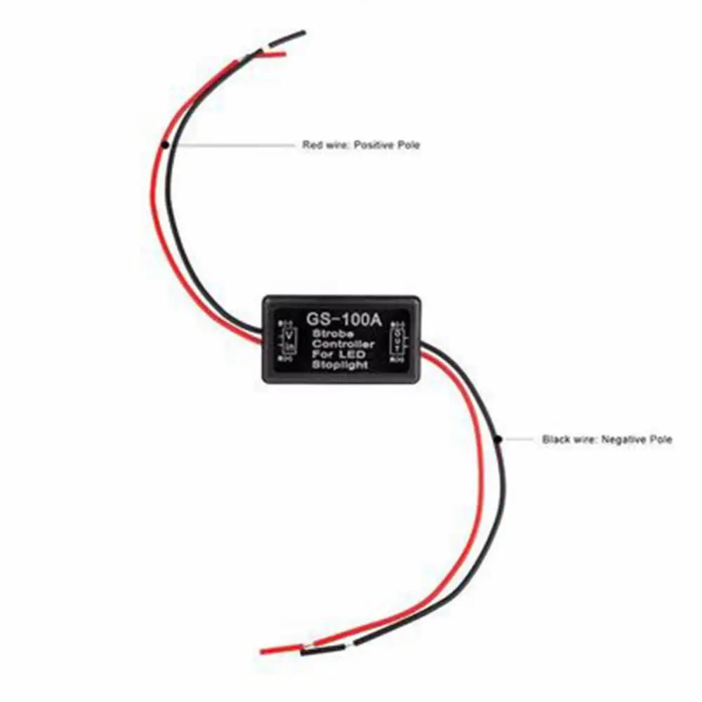 

GS-100A Car Auto Motorcycle LED Stop Brake Light Lamp Strobe Controller Module