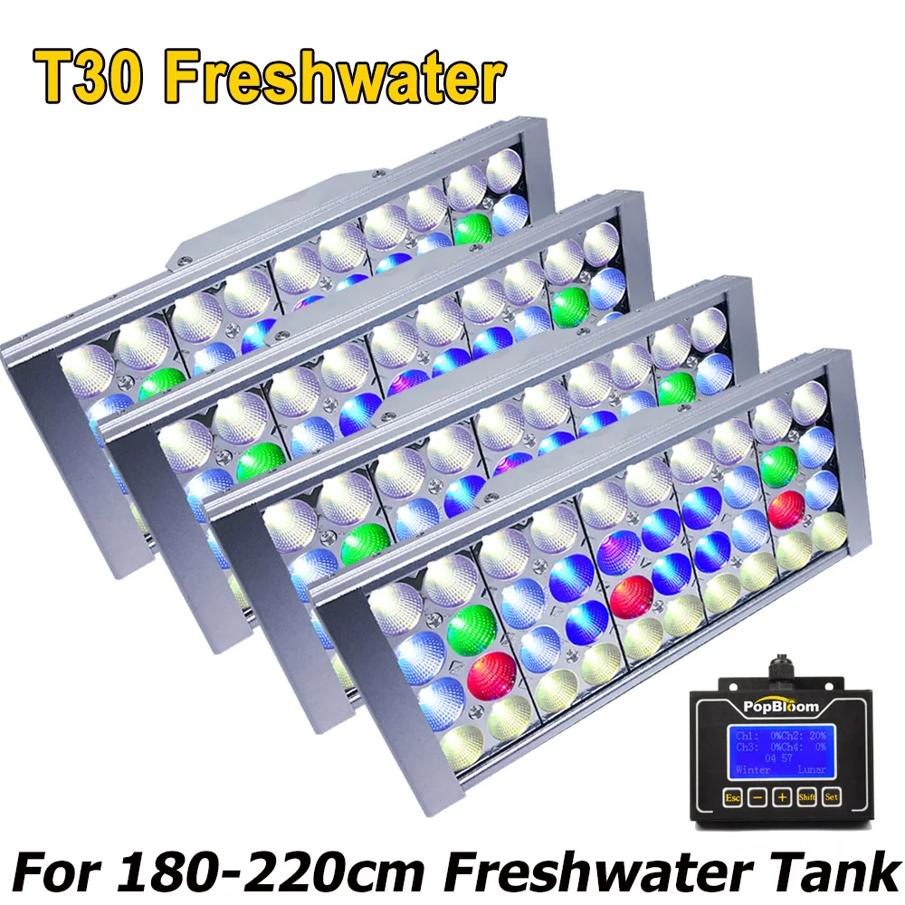 Popblom диммируемая светодиодная аквариумная лампа для емкостей с пресной водой