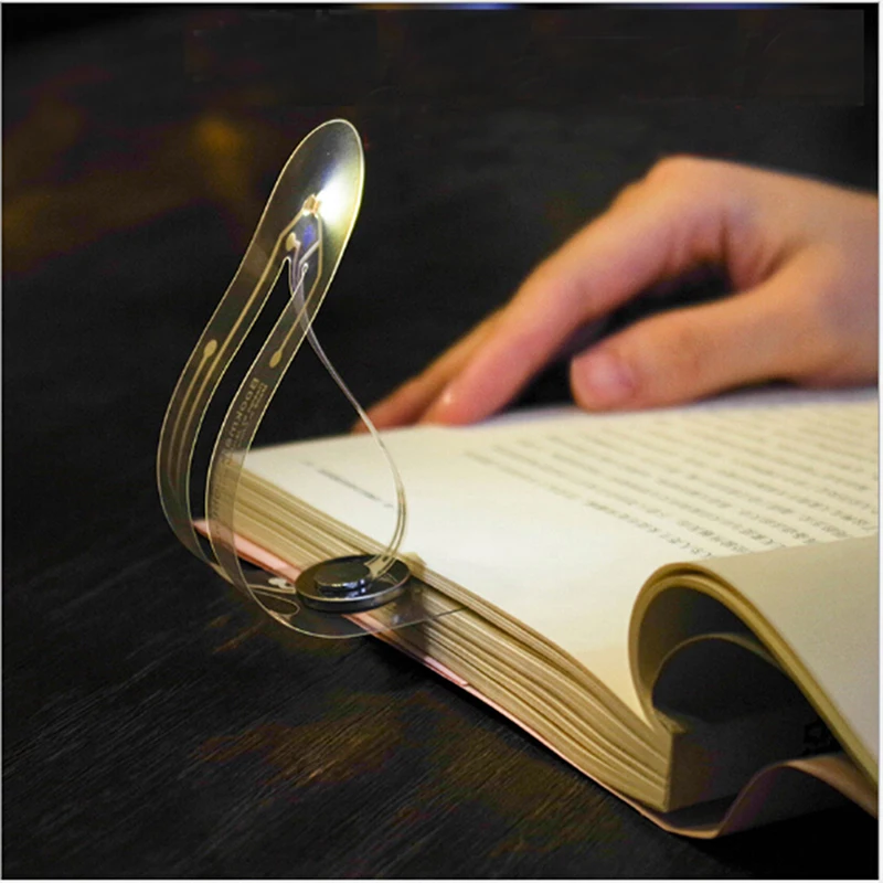 Mini Bookmark With Lamp Led Light For Reading Book Creative Portable Small Night | Канцтовары для офиса и дома