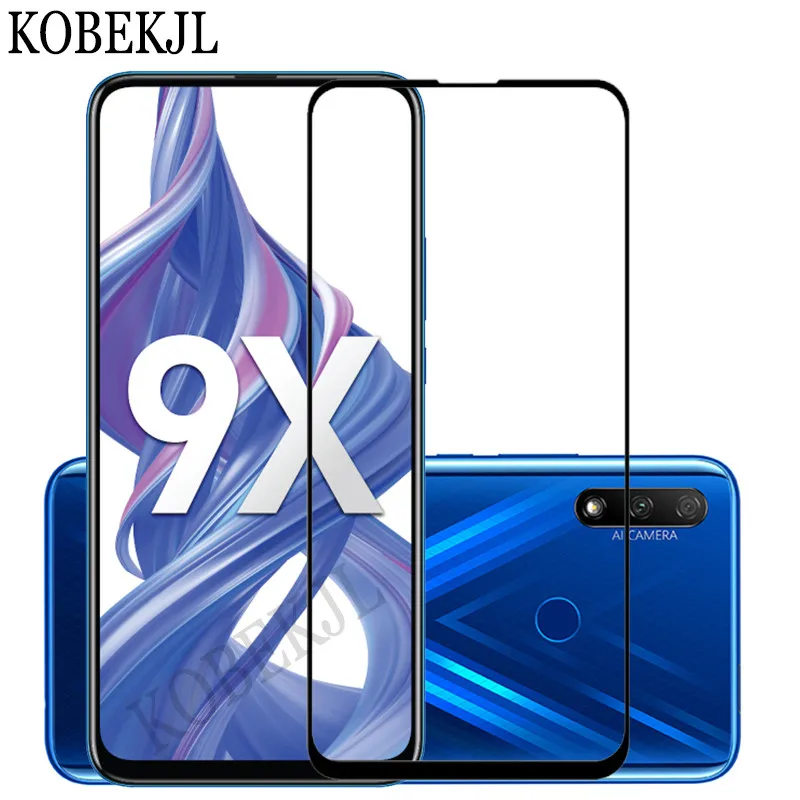 Honor 9X Защитное стекло для huawei Honor 9X9 X Honor9X STK-LX1 STK LX1 закаленное стекло полное покрытие защитная пленка 6,59