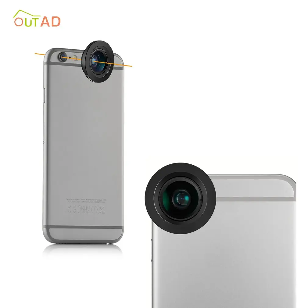 120 degree Wide Angle/Micro Lens 2 in 1 for Clip-on Cell Phone Camera Lenses Kit Samsung Android Smartphones | Мобильные телефоны и