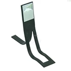 1 шт. черный гибкий складной светодиодный светильник для чтения с зажимом, лампа для чтения Kindle M05, Прямая поставка