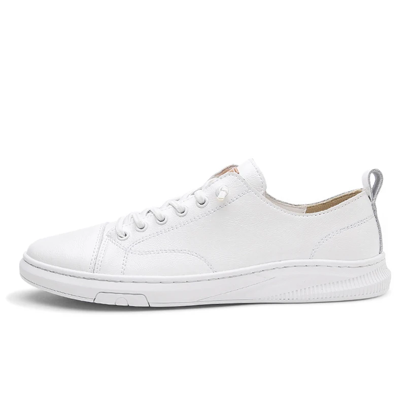 Туфли мужские из натуральной кожи дышащие удобные на шнуровке Повседневная