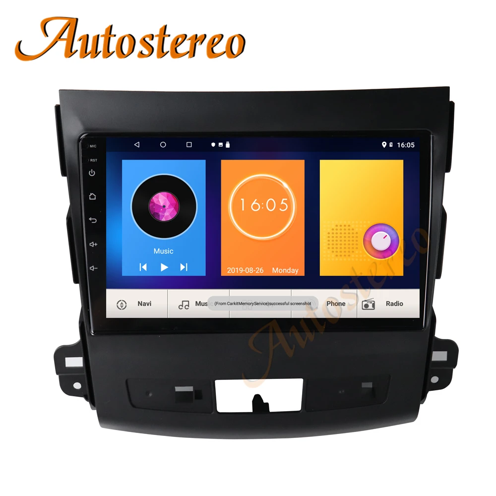 DSP Android 10 автомобильный без DVD-плеера GPS-навигация для Mitsubishi Outlander 2006-2012