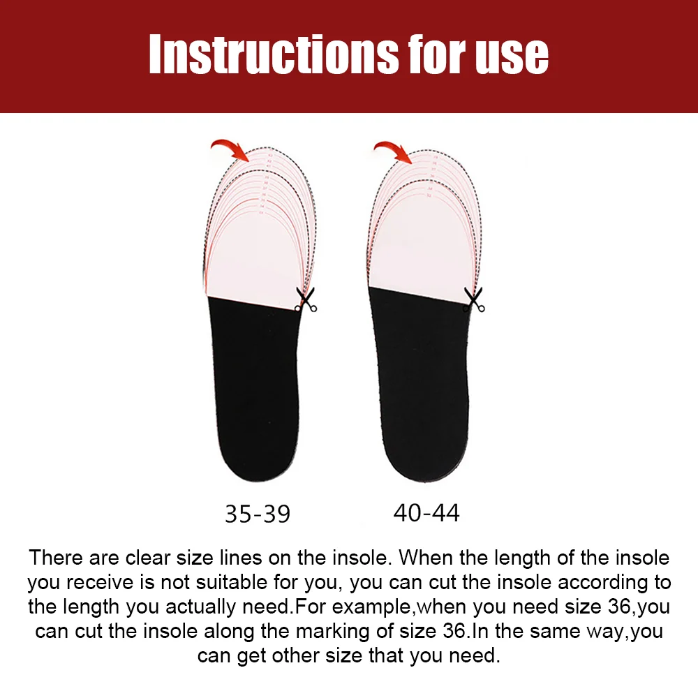 1 пара зимних теплых подушечек, стельки с подогревом для женщин и мужчин, теплые носки с электрическим аккумулятором, теплые стельки с зарядкой от USB