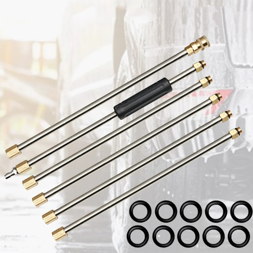 6 шт. светодиодные трубки Ланс 4000psi стержень для быстрого подключения расширение